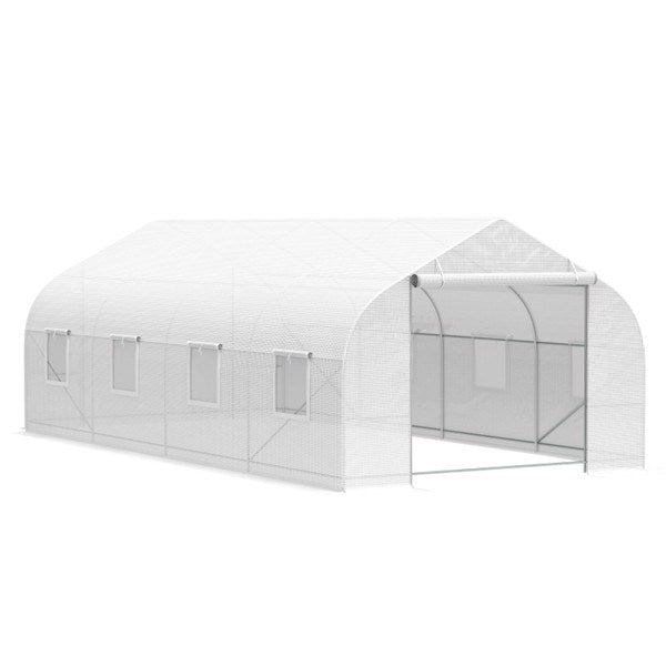 20' x 10' x 7' Greenhouse Walk-In Warm House Doba as picture